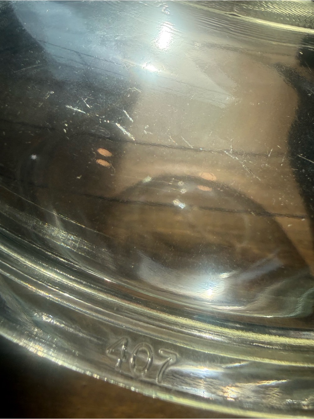 Pyrex Clear Glass Covered Casserole Dish - Picture 3 of 6